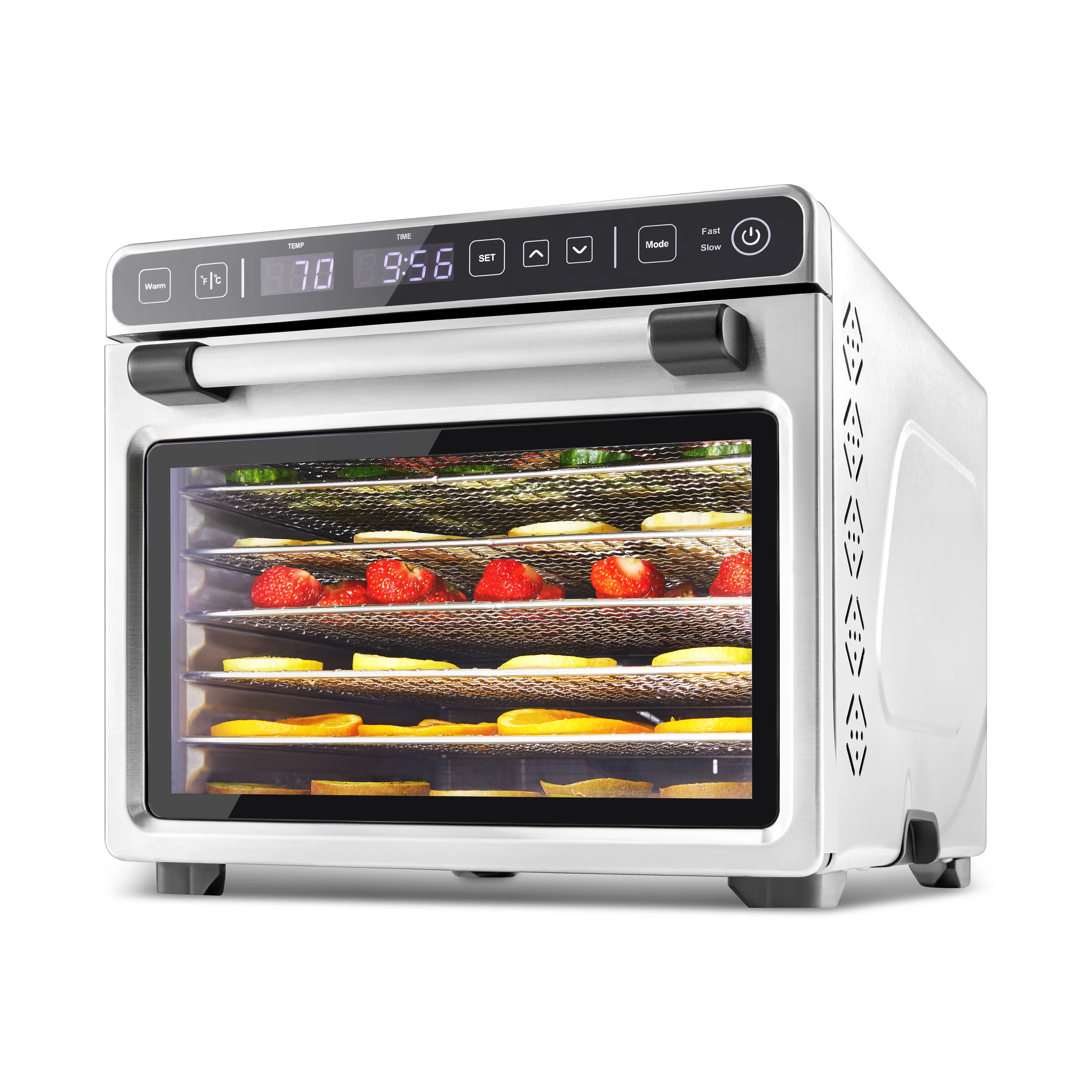 Multi-functional Digital Adjustable Timer Stainless Steel Dehydrator Machine For Dehydrating Food Vegetable Meat And Fruit