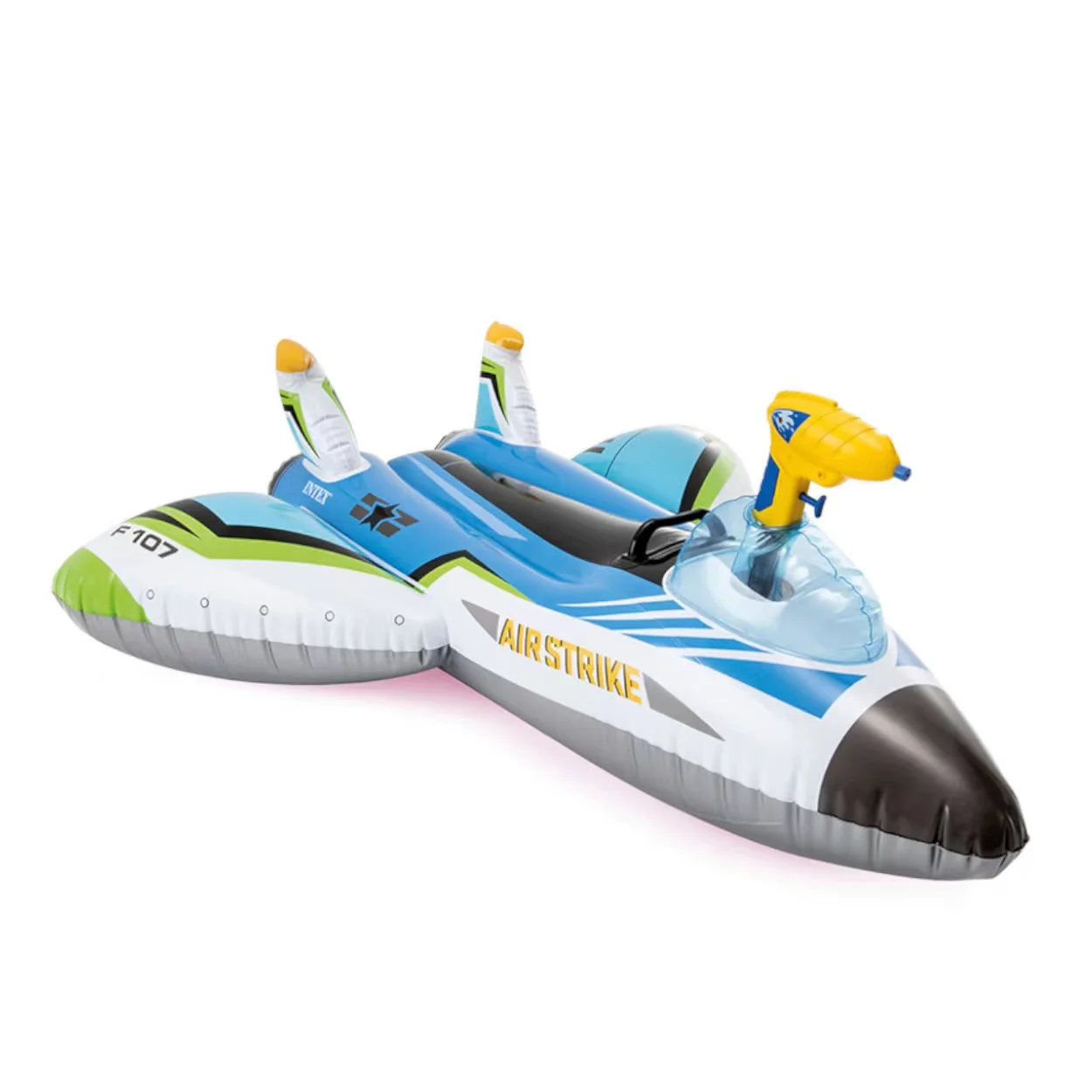 Intex 57536 Combat spaceship mount Child adult Surf inflatable mount Water Gun splashing mount