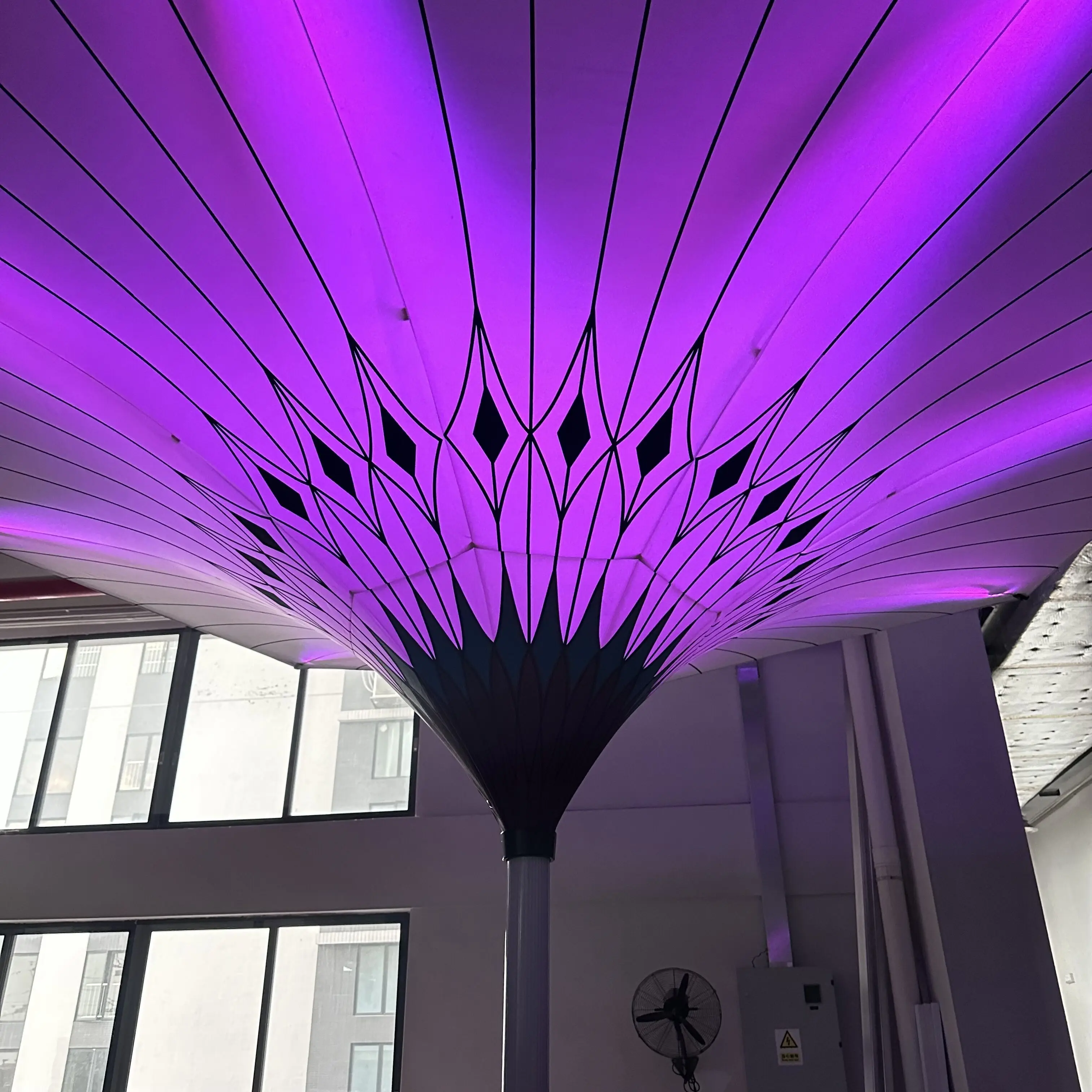 adverting beach outside umbrella tent folding tent  flower umbrella   tent LED Tulip Umbrella