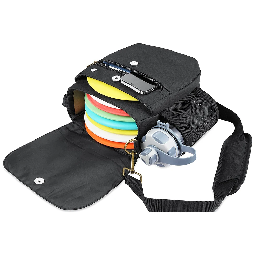 Custom Outdoor Small Frisbee Starter Set Storage Pack Waterproof Frisbee Grip Bolsa de golf de disco Golf Disc Sling Bag