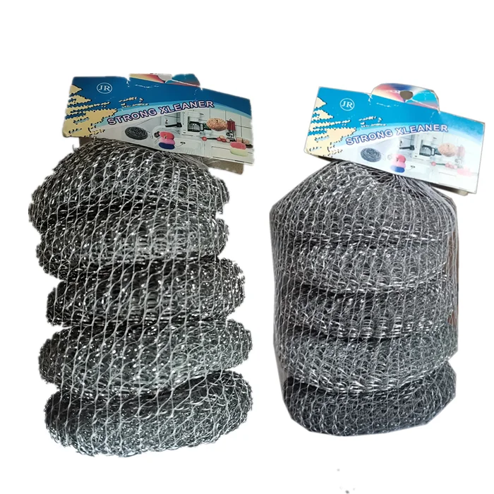 hot sale dish washing galvanized metal sponge stainless steel wire wool scourer