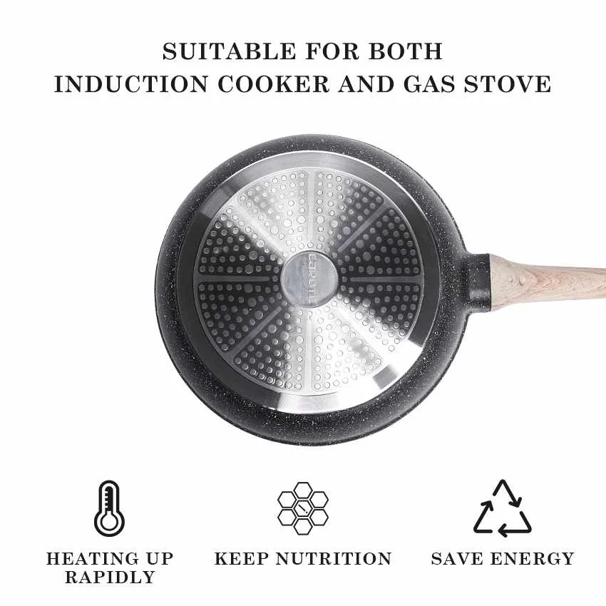 Die Casting Aluminum Frypan Long-lasting Non-stick Cookware 30cm With Nonstick Coating And Easy To Clean