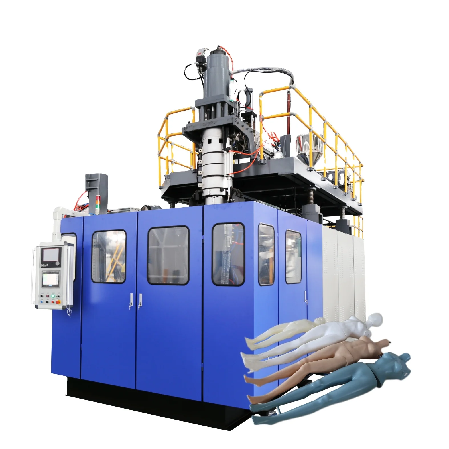 TONGDA TDB160D полностью автоматическая экструзия hdpe пластиковый манекен машина для выдувного формования лодок для резервуаров для воды