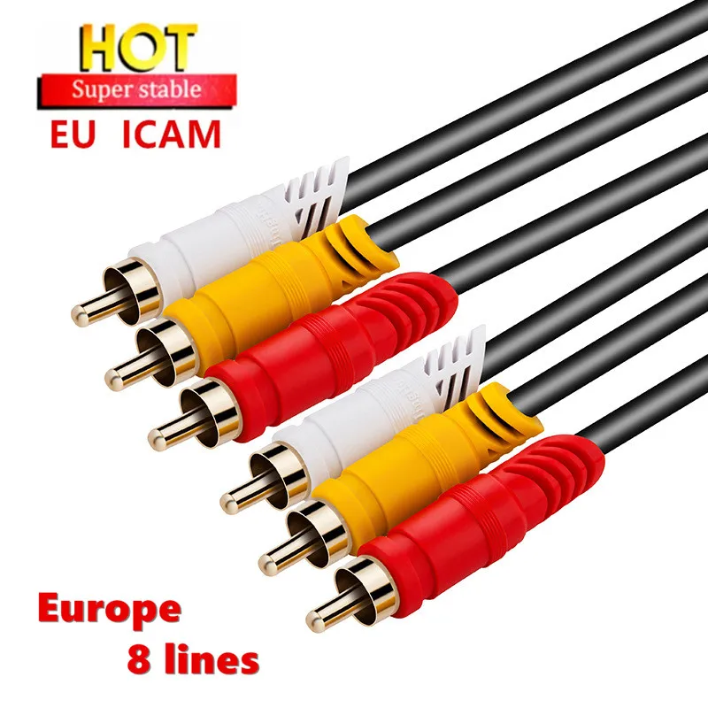Europe Icam Osacm Cccam Lines 8 Lin SK-Y Germany Egygold Clines Icm For Austria Switzerland Satellite Decoder