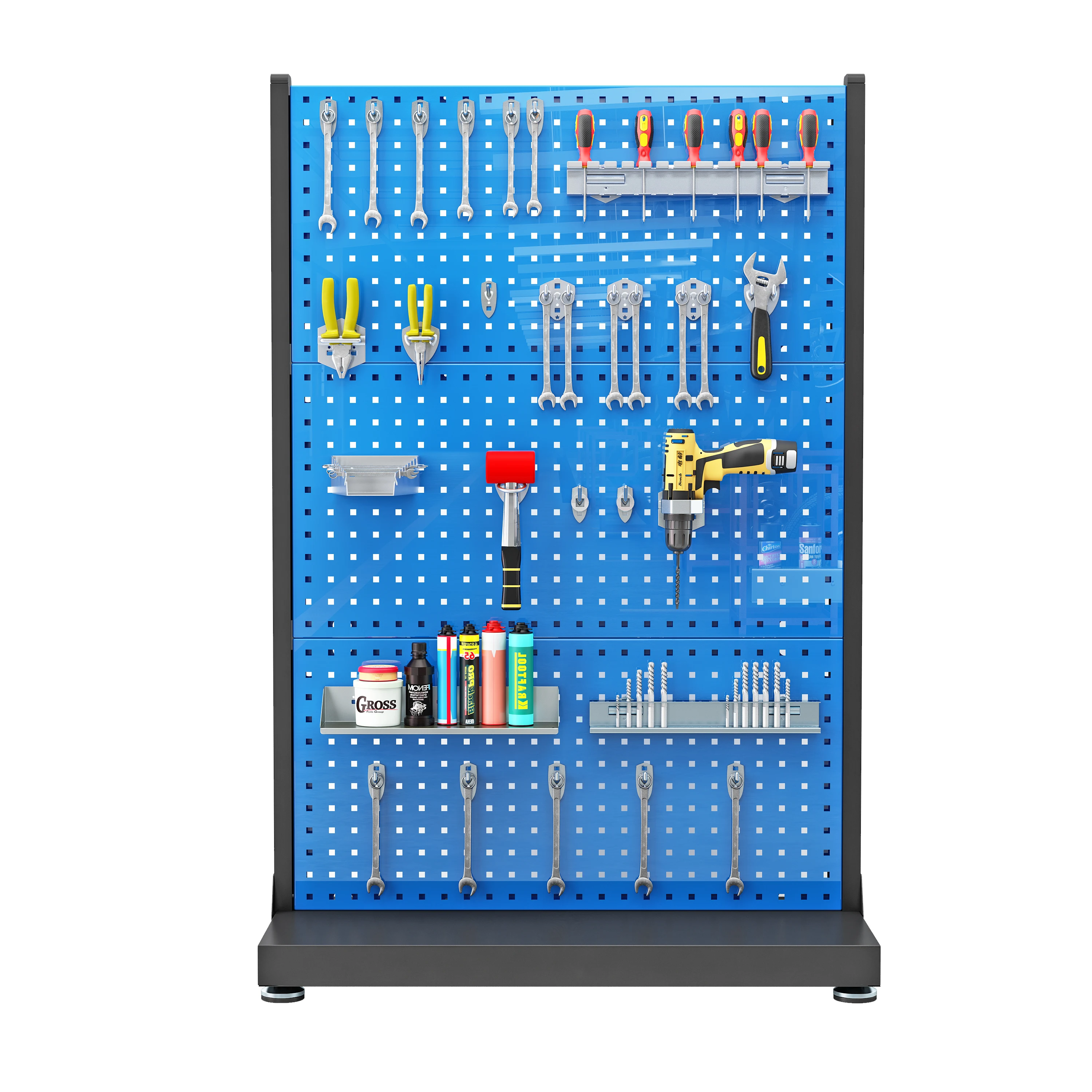 Tool Storage Rack Tools Organize Shelf Movable Tool Rack