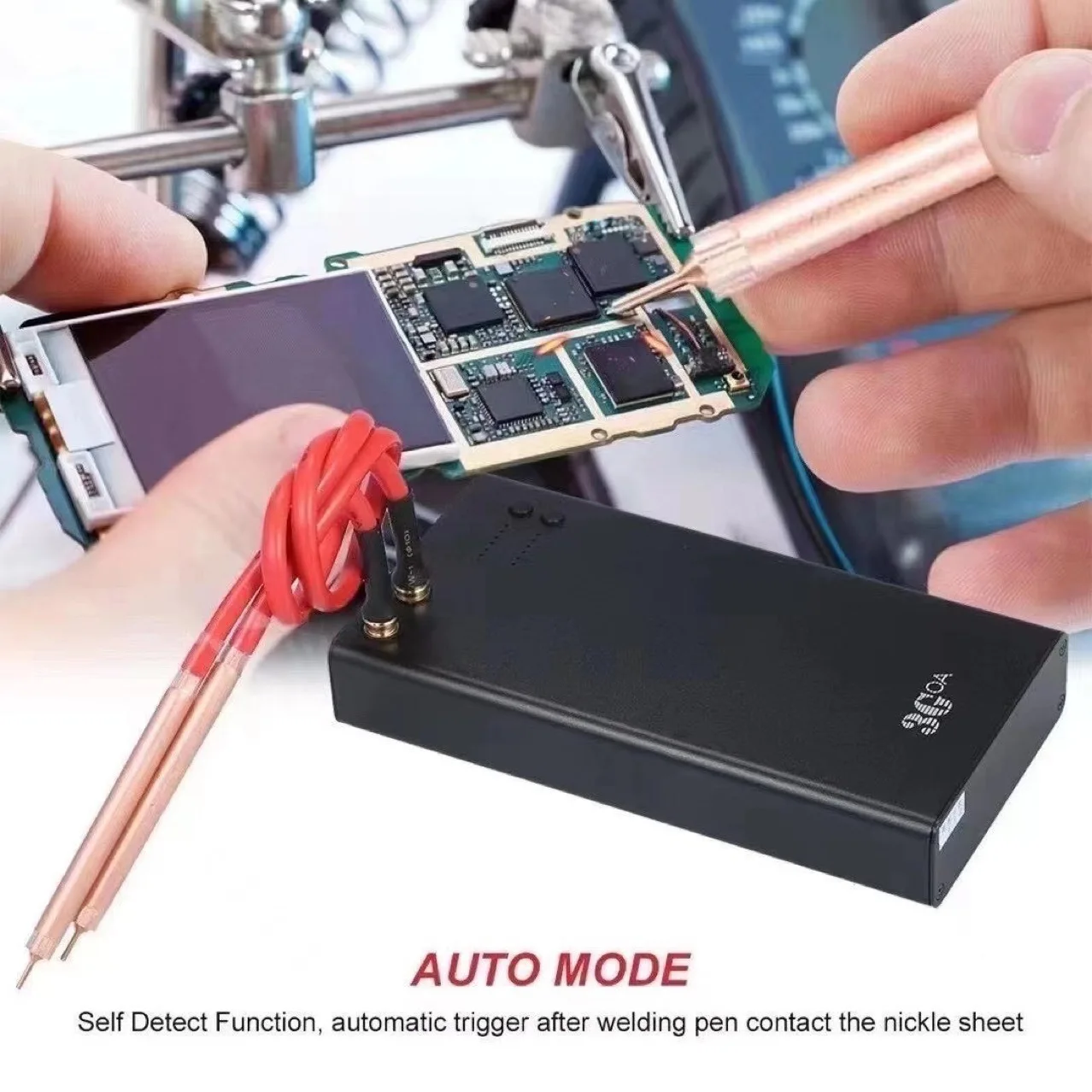 Portable 6 Gears Adjustable Mini Spot Welding Machine 7500mAh 18650 Battery DIY Spot Welding Tool Kit Rechargeable Spot Welder