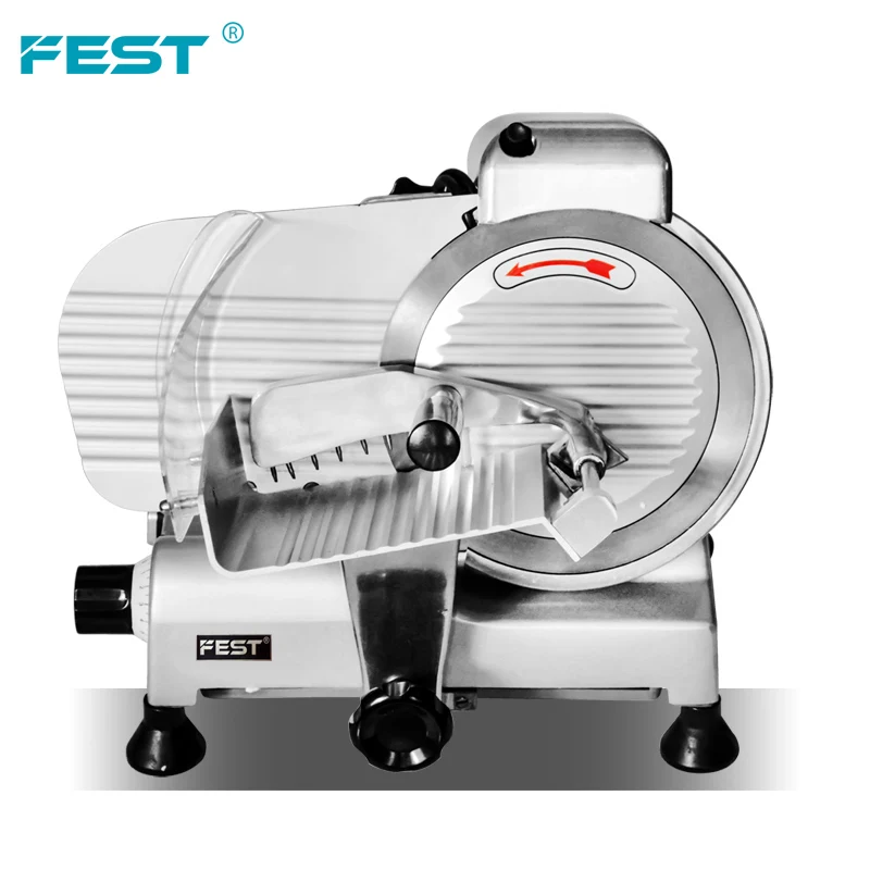 FEST Frozen Meet Mini Meat Cutting Machine 220es-8 meat cutter slicer Home/Commercial chicken bacon slicer kitchen meat slicer