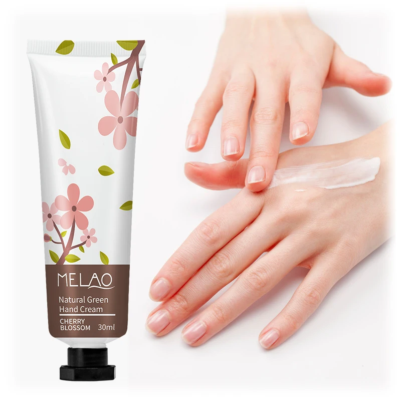 Частная этикетка 60 мл питательный увлажняющий отбеливающий крем для рук и лосьонная трубка Recyclable Rose Gold