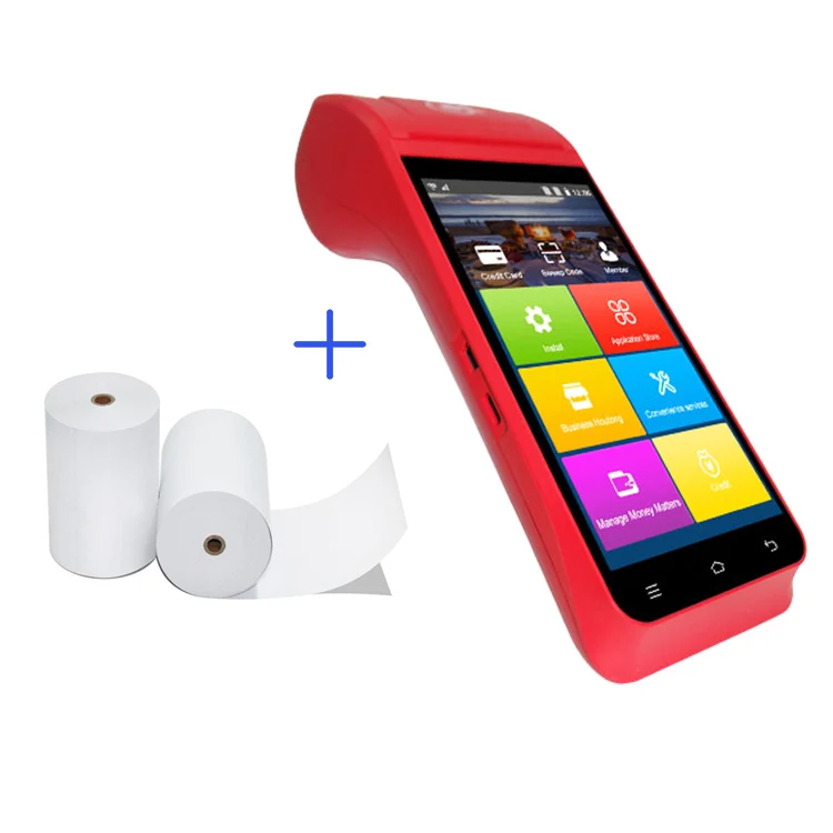 ZCS Z91 smart 4G POS printer handheld lottery android POS terminal with RFID card reader