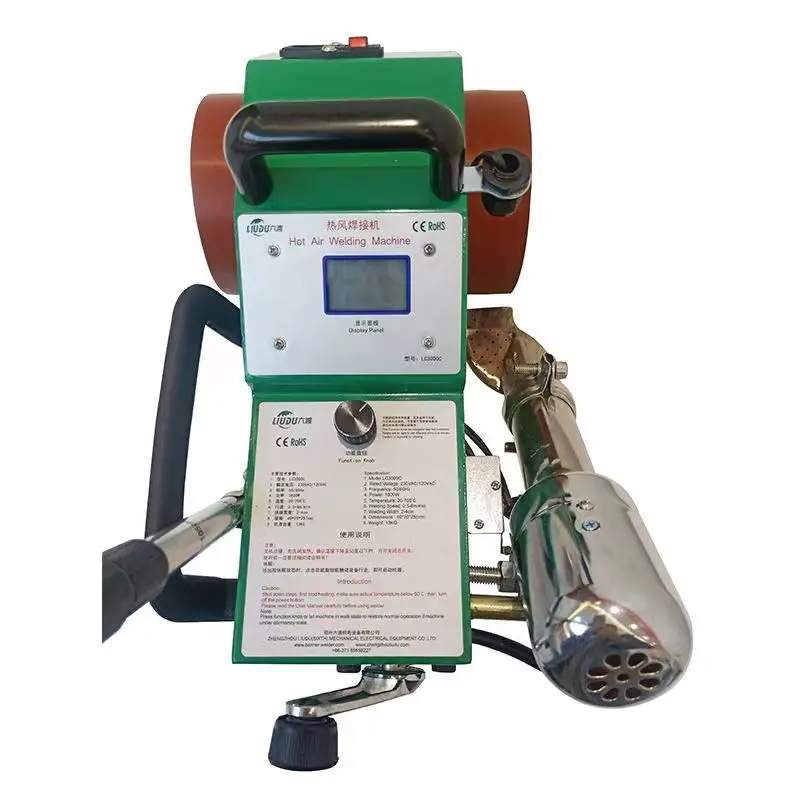 Hot air welding machine for Tarpaulin welding to Make Tents