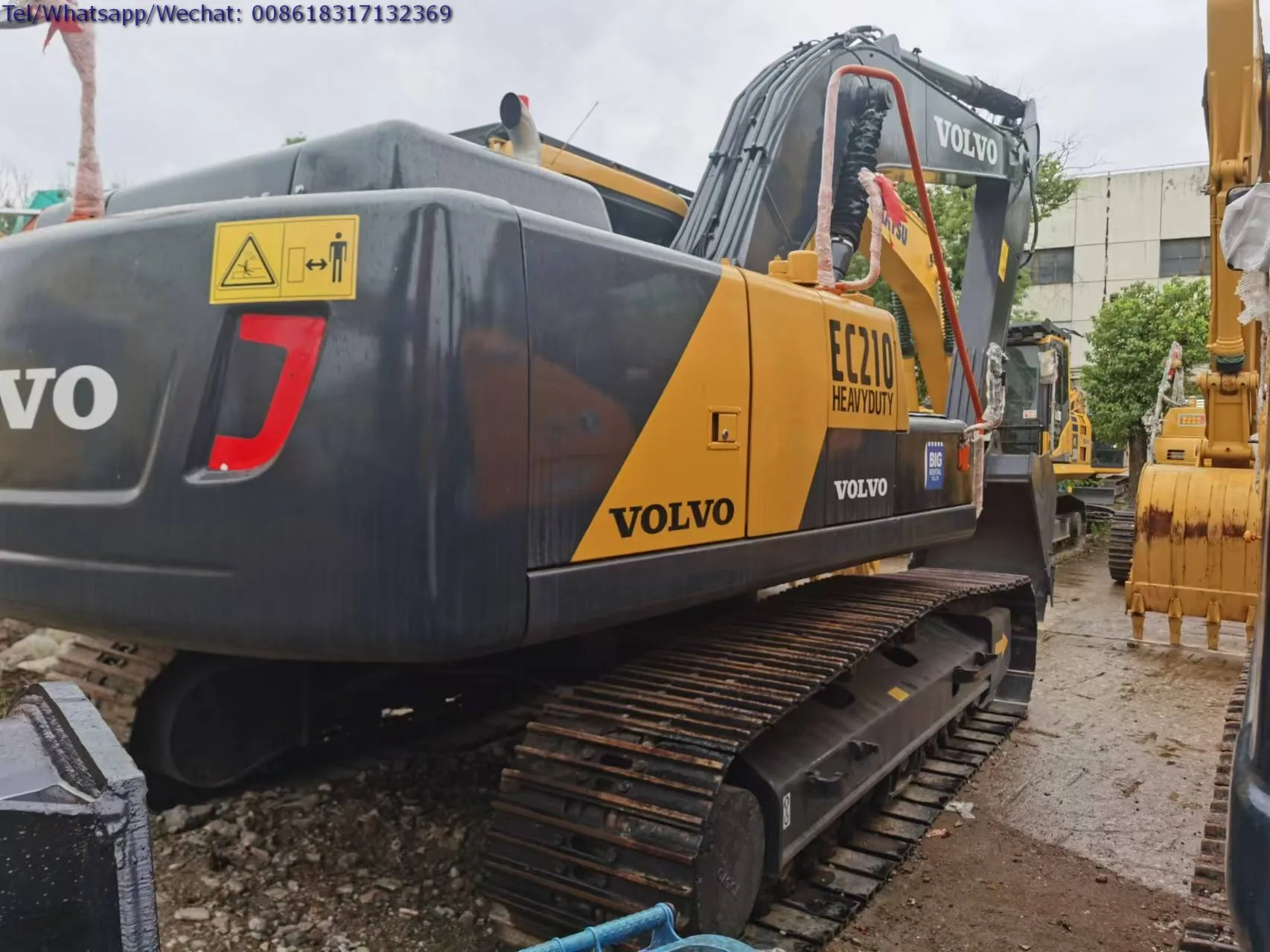 Б/у Volvo EC210 EC360 EC480 21-тонный 36-тонный 48-тонный гидравлический экскаватор б/у EC210B EC210C EC210D среднего размера