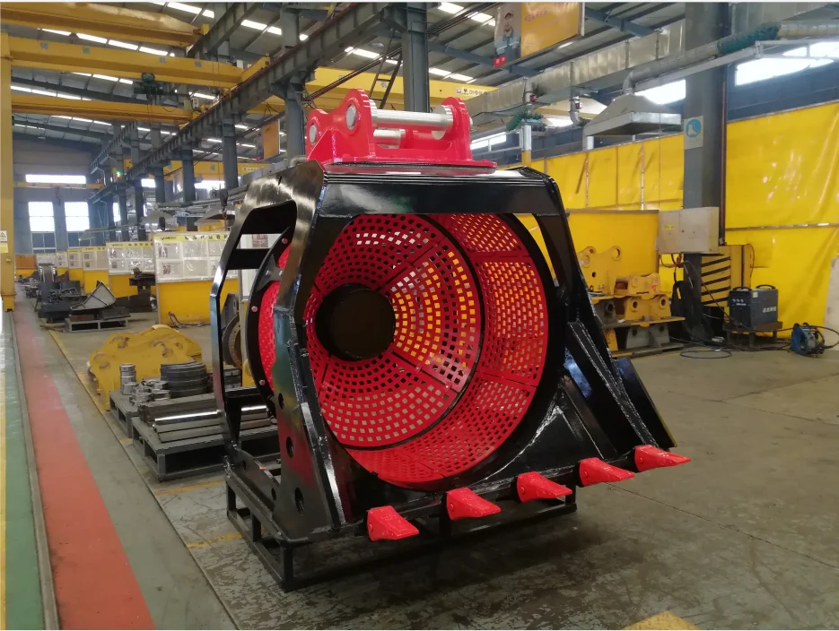 MONDE Best Selling Hydraulic Rotating Stone and Sand Screening Bucket