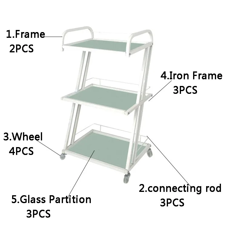 guangzhou furniture yacheng salon equipment salon trolley