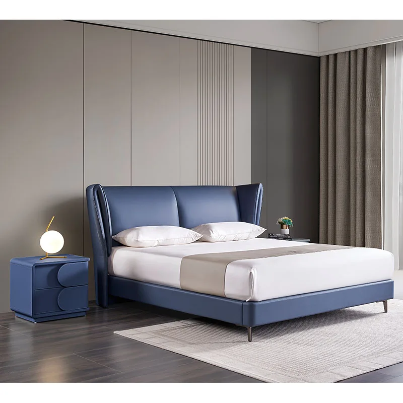 Cama King Size Beds Home Bedroom Furniture Bett Luxury Bed Frame Queen Letto Lit Complet Up-holstered Beds