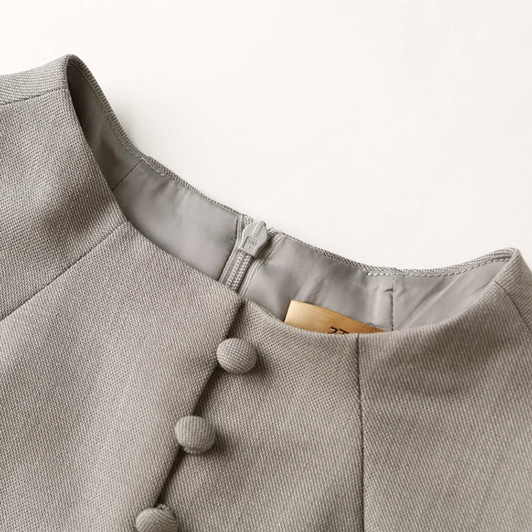 
Spring Elegant Temperament Slim Waist Thin Package Hip Professional Pencil Dress Work Clothes OL Dress 