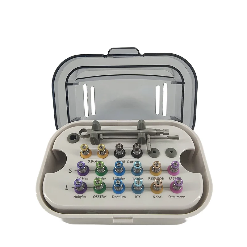 Dental implant tools High Quality Universal Implant Torque Wrench Ratchet 16 Hex Drivers Tool Kits for implant Specification