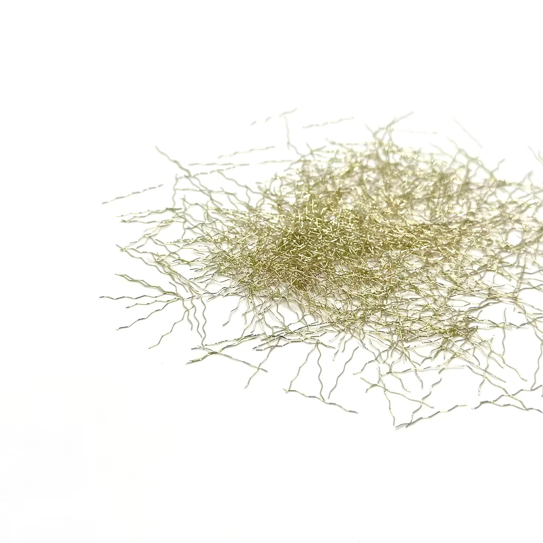 High Strength Corrosion Resistance Steel Fiber Easy Disperse Corrugated Copper Plated Fiber Building Metal Building Material