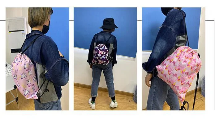 Factory hotsale Anime 34 designs Tokyo Revengers Digital Printing Drawstring bag Mikey bags storage bag