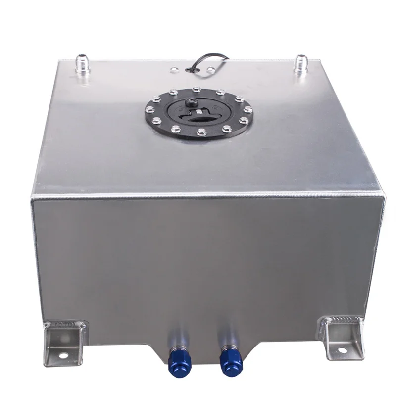 Aluminum 40L Fuel Surge Tank Fuel Cell Can Foam Inside Buffer Can Gasoline Universal Wholesales
