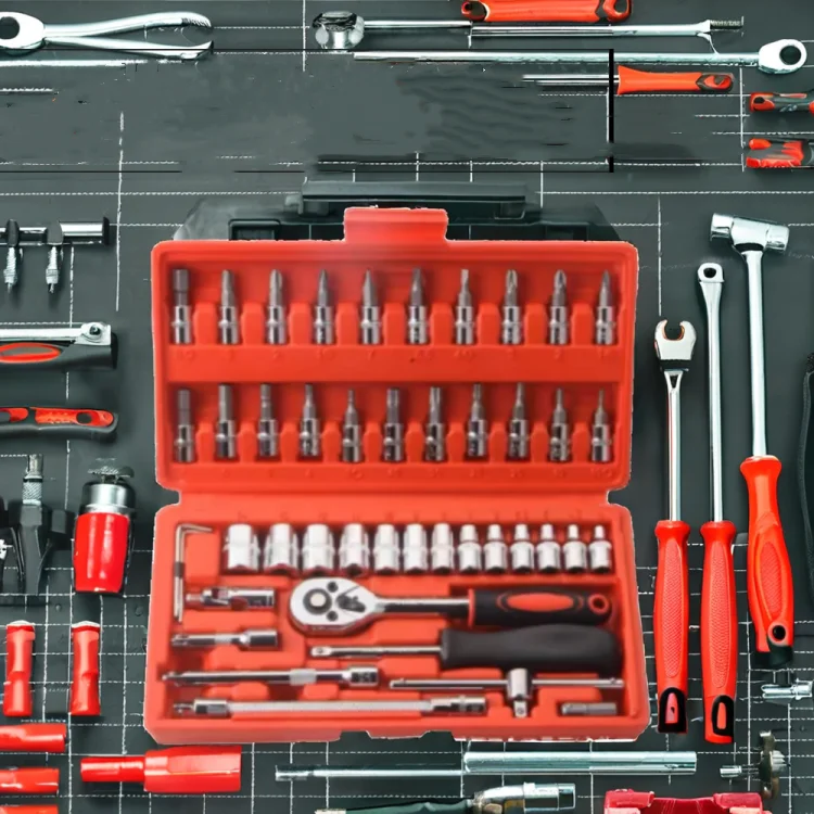 46 pcs/set Wrench Set Pawl Screwdriver Socket Kit Combination Tools
