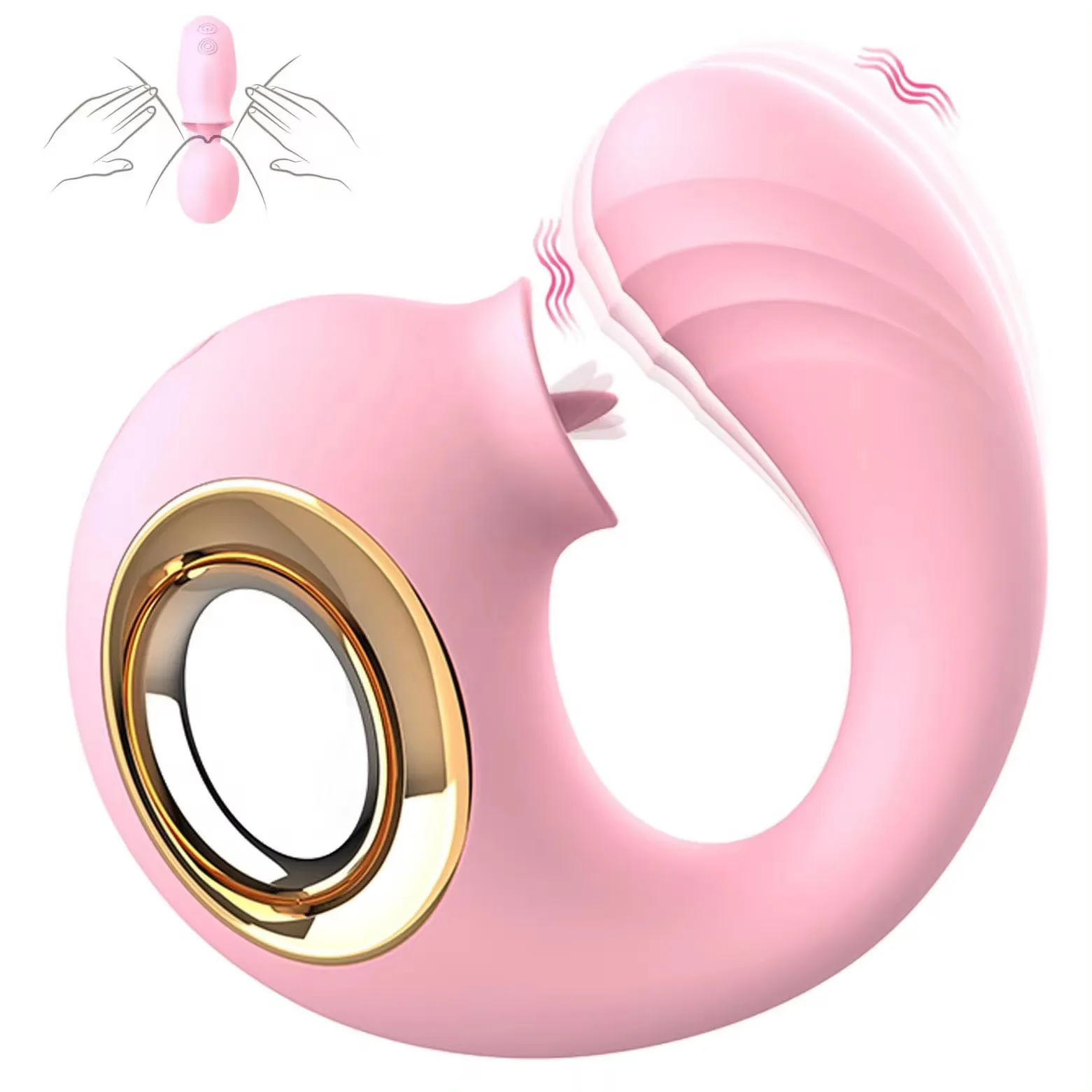 Vibrating Tongue Sex Products Female Masturbator G Spot and Clitoris Vibrators Licking Adult Sex Toys for Woman Massage