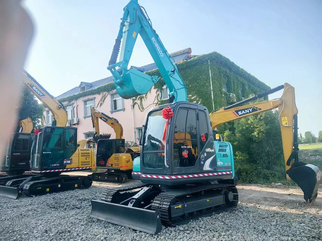 Used Original Japan Kobelco SK75 Excavator/ Kobelco SK75 SK60 SK140 SK350d SK480 Mini Hydraulic Crawler Backhoe Excavator