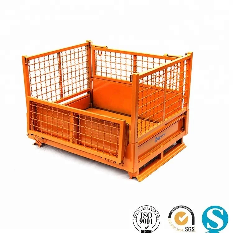 
1200*800*1000 Customized foldable wire stackable storage container 