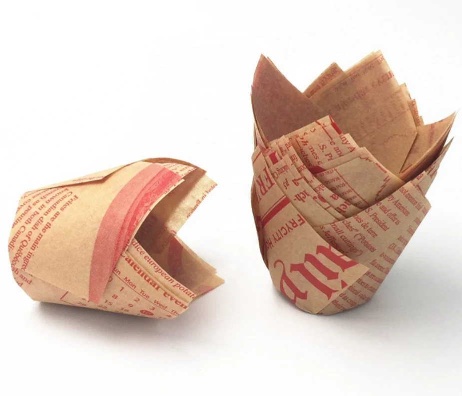 Square Lattice Baking Paper Cup for Cupcake Muffin Liners Muffin Baking Paper