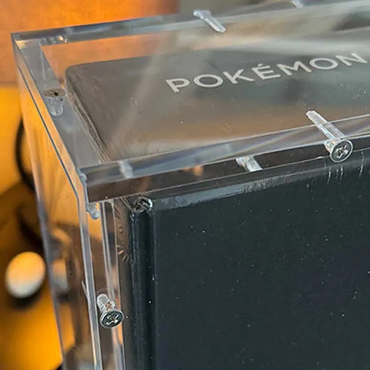 Акриловая коробка для бустера pokmon tcg