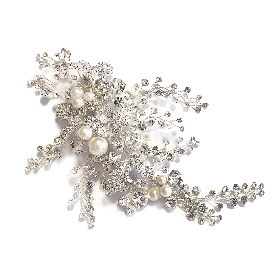 RE3841 New Design Rhinestone Crystal Bridal Headpiece wedding hair dress hair clip