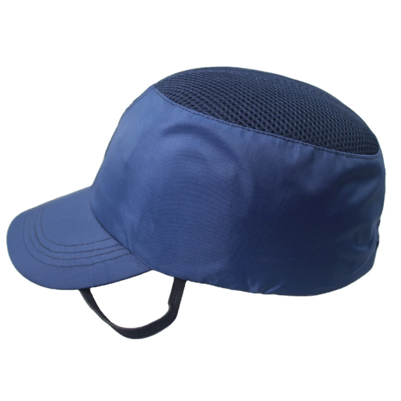 Short brim flat top anti-collision helmet PU waterproof coating fabric plastic inner shell inner anti-collision work cap