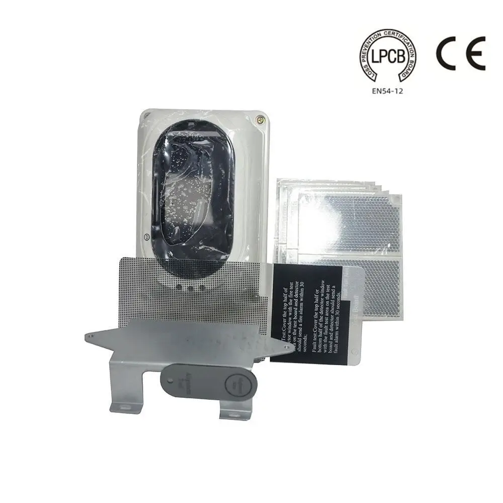 Tanda Прямая продажа с завода одобренный LPCB TX7130 широкое здание/склад пожарная сигнализация отражающий инфракрасный датчик дыма
