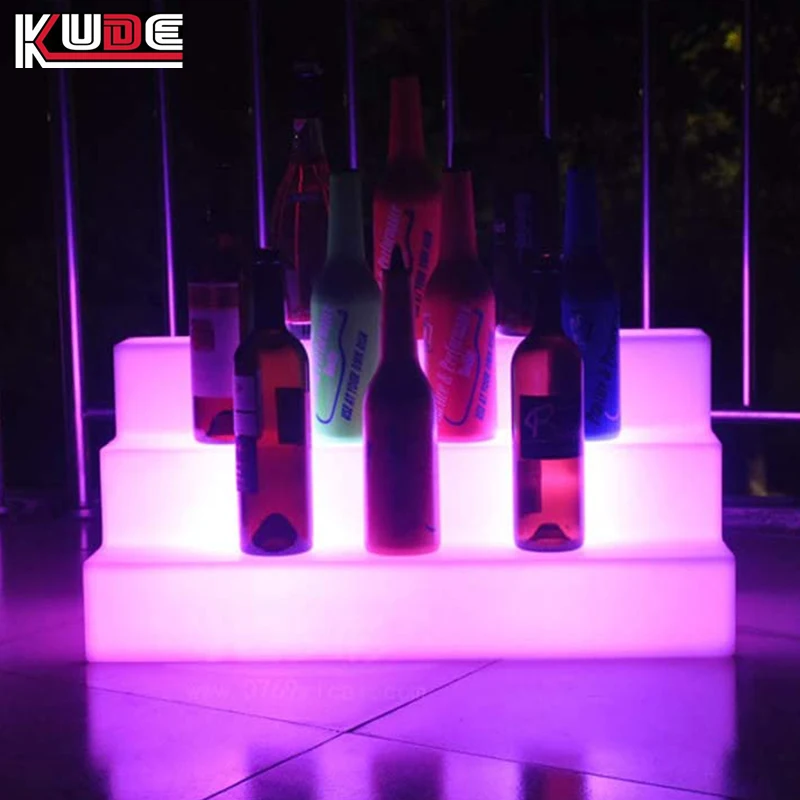 Waterproof 16 changing colors light up led ice bucket barrel cooler led tray led night light