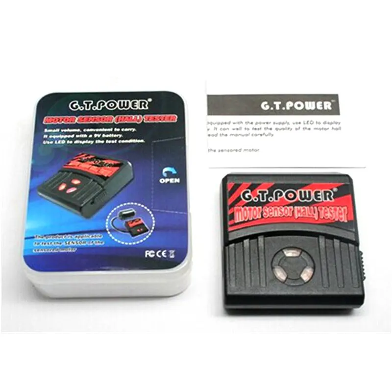 GT Power motor hall effect sensor tester for RC cars brushless sensored motors
