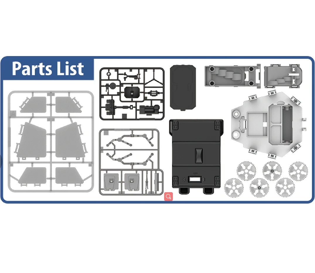 Kouyikou Science Experiment DIY Building Block Education Puzzle Car Mars Rover Model Solar Space Toys Car Gift for Kids