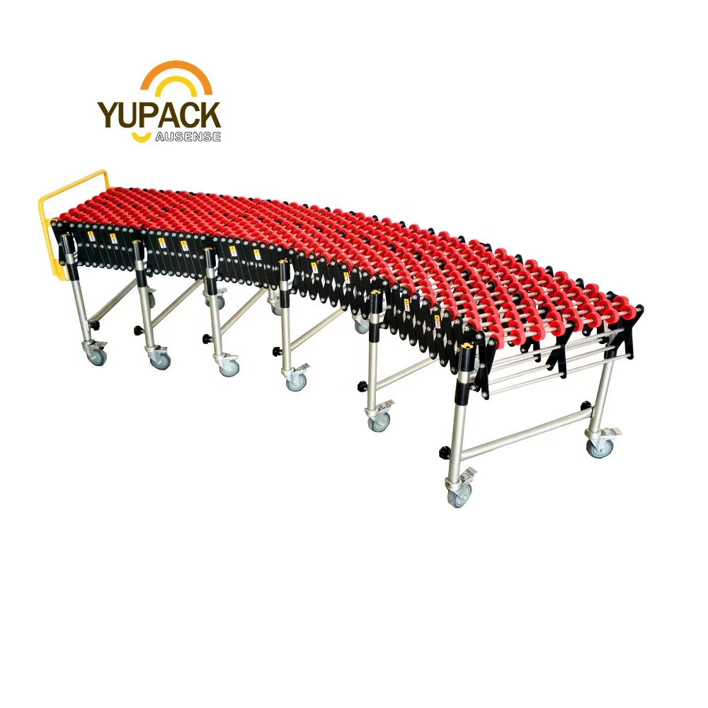 New Gravity Flexible Expandable Plastic Skate Wheel Roller Conveyor