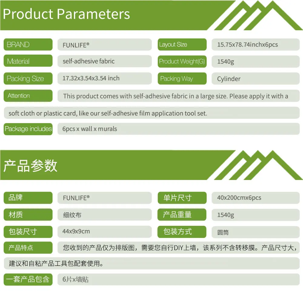 Funlife WMFKD067 boho cactus garden Fabric Art Murals Prickly Pear  Cactus Wall Stickers