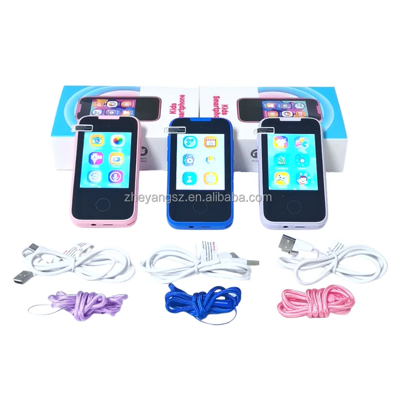 2.8 inch touch screen dual camera recording video games calculator 600mAh rechargeable digital camera phone toy kids