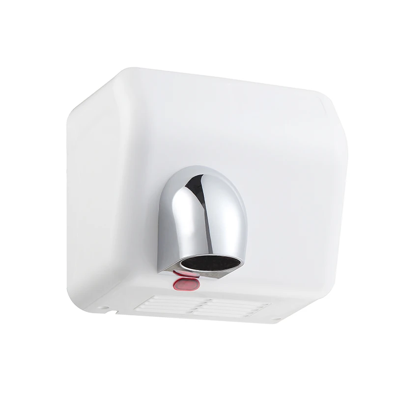 Washroom Automatic Hair Dryer Hotel Commercial Drier Toilet Bathroom 360 Degree Revolving Nozzle White Abs Electric Hand Dryers