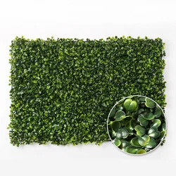Interior Indoor Backdrop Artifical Grass Wall Monstera Leaf Fake Plant Artificial Green Foliage Wall