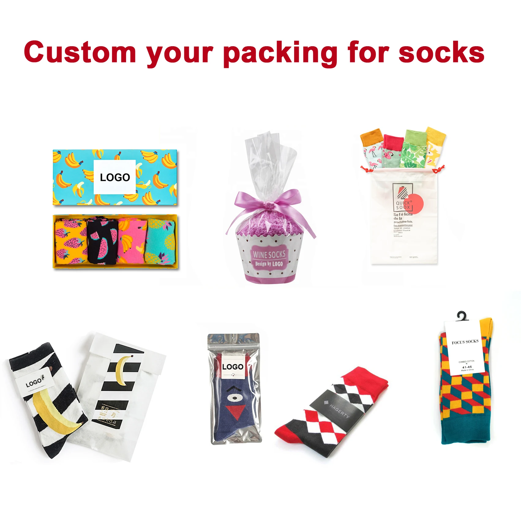 Ribbed Top Personalized Unique Crew Designer Mens Unisex Socks Sport Cotton Custom Logo Letters Socks Men