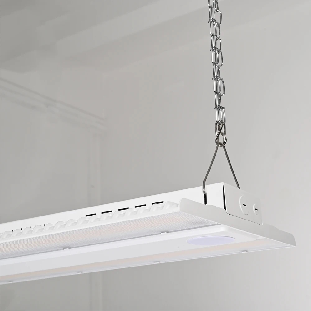 ETL IP65 High Bay Light Multiple Power CCT dimmingSelection Radar induction 100W 200W  300W Warehouse Linear LED High Bay Light