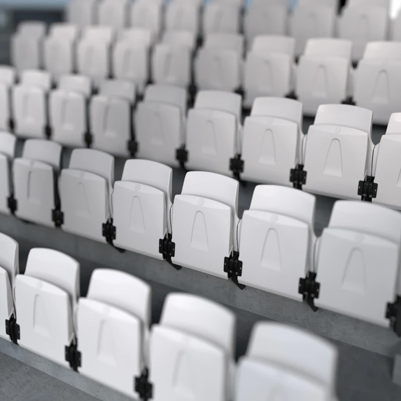 Chinese Sports Seat Soccer Stadium Seats Armchair JY-S101Floor Mount Cheap Plastic Seating