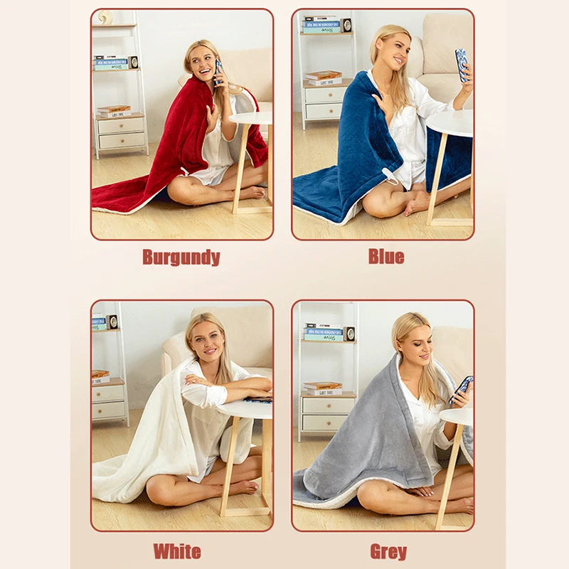 Electric Heating Blanket Automatic Thermostat Double Body Warmer Bed Mattress Electric Heated Carpets Mat Heater