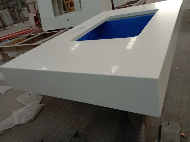 Goldtop Stone чистый белый шкаф для умывальника кухни и ванной комнаты