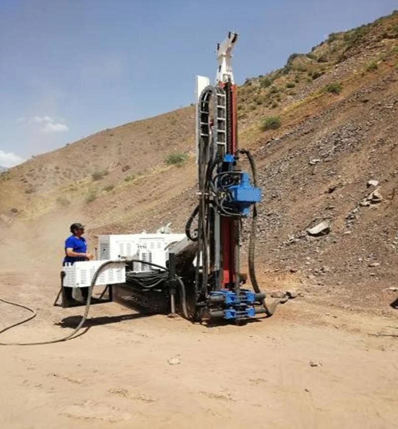 Copper Ore Drilling Machine 200 m Reverse Circulation Drilling Rig Gold Mining Portable Core Drill Rig