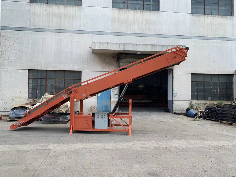 3-section telescopic PVC conveyor line efficient loading and unloading of logistics stainless steel conveyor price