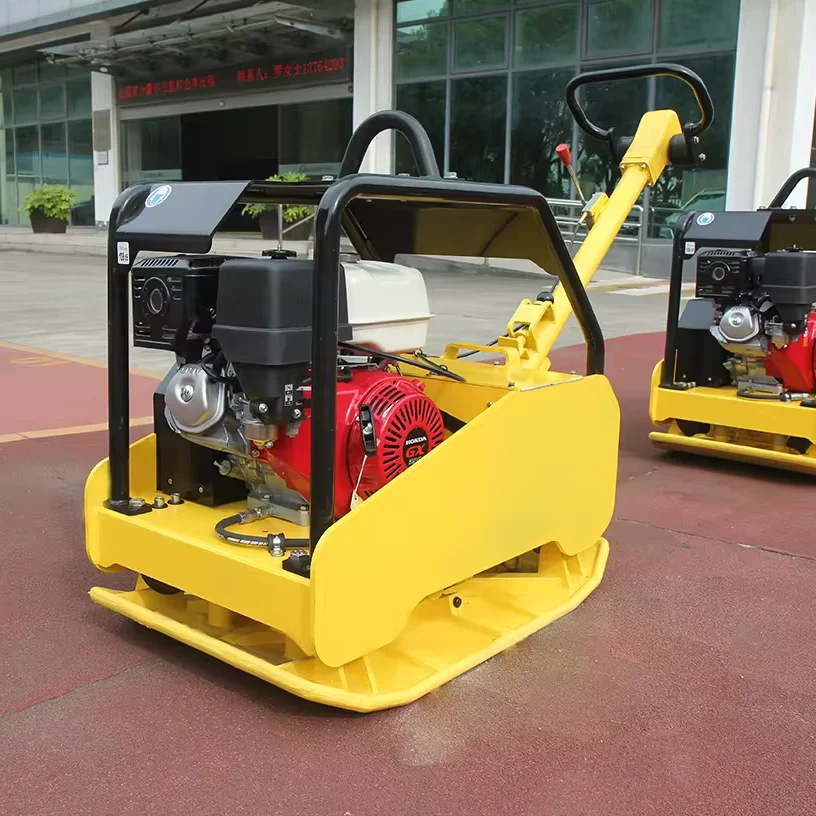 DYNAMIC DUR-600 reversible plate compactor gasoline or diesel GX390 vibration plate earth compactor