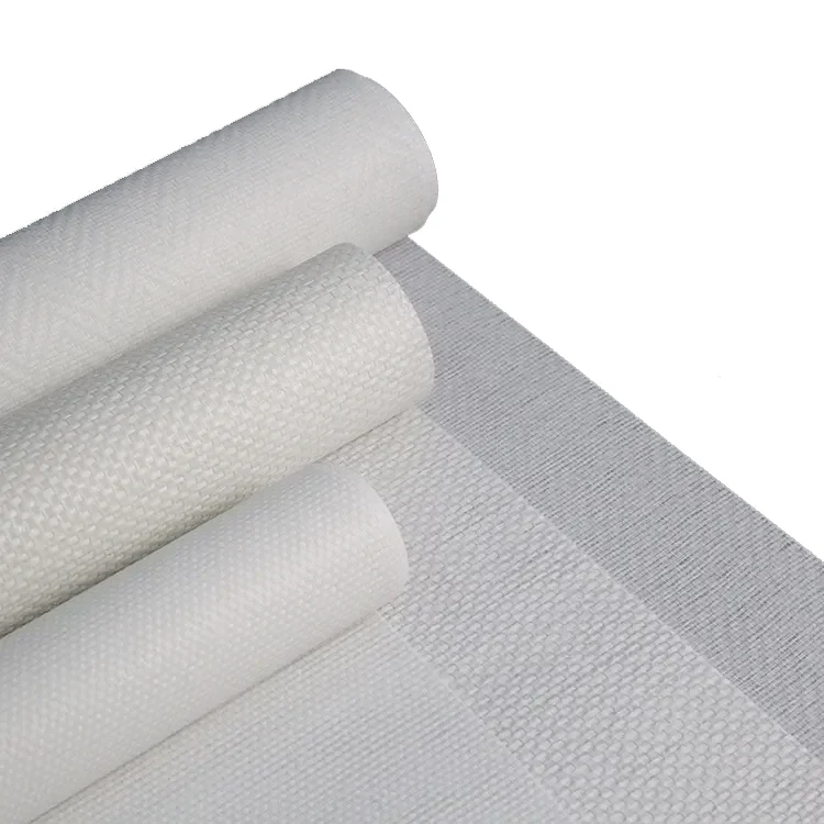 Low price promotion paintable fiber glass wall paper lowest price in history