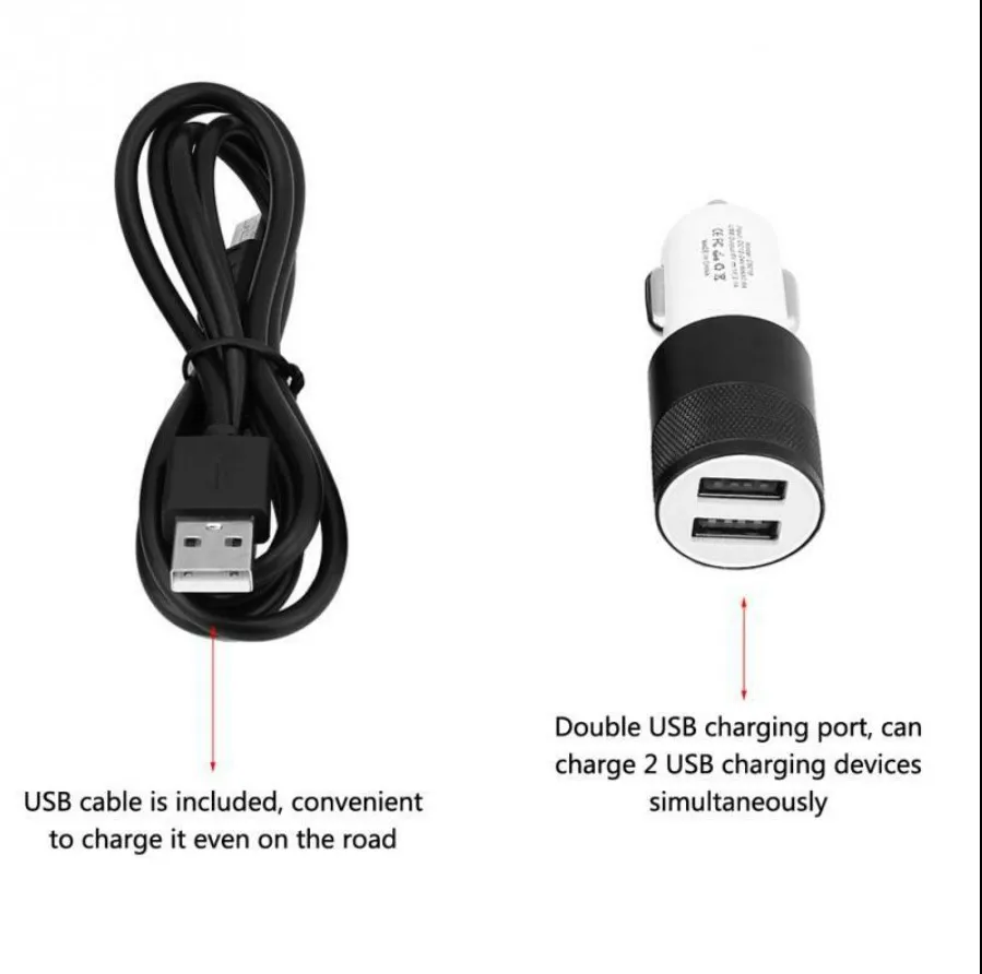 Universal Touch Activated Sensor LED Light Car Gear Shift Knob USB Charge Leather gear head